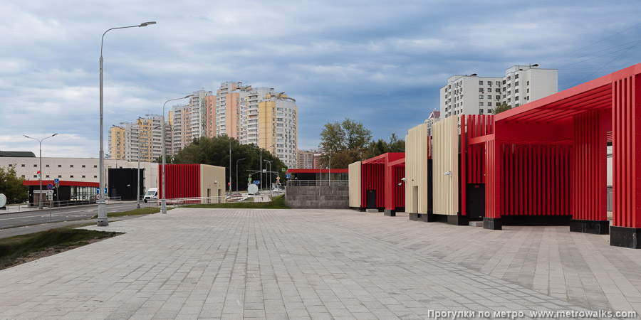 Станция Мичуринский проспект (Большая кольцевая линия, Москва). Общий вид окрестностей станции.