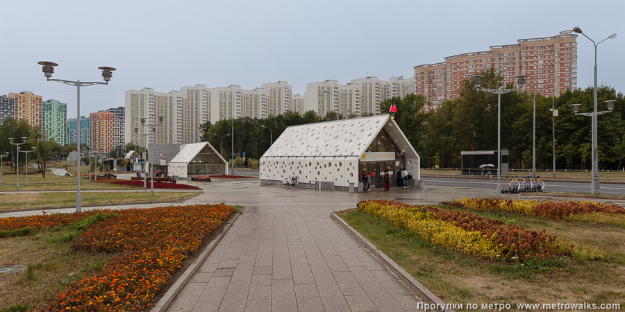 Станция Солнцево (Солнцевская линия, Москва). Общий вид окрестностей станции.